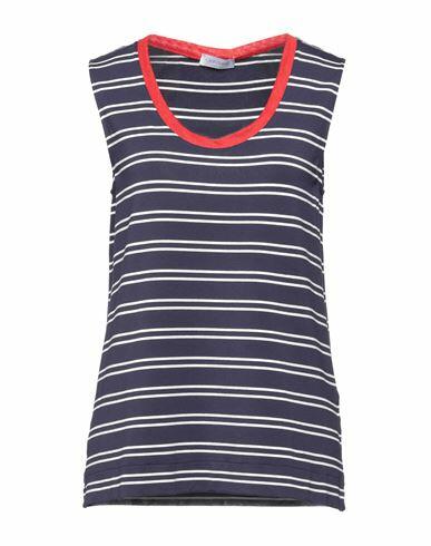 Gran Sasso Woman T-shirt Midnight blue Viscose, Elastane Cover