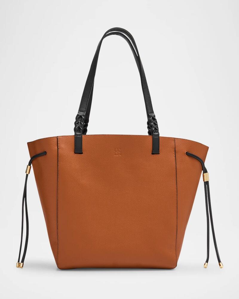 Ulla Johnson Alma Bicolor Leather Tote Bag Cover