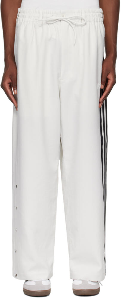 Y-3 Gray Sport Uniform 3-Stripes Trousers Cover