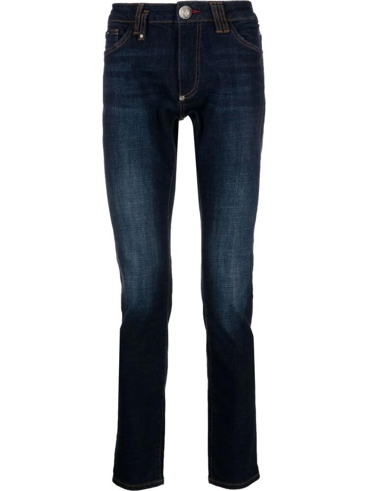 Philipp Plein slim-cut leg jeans - Blue Cover