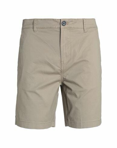 Selected Homme Man Shorts & Bermuda Shorts Khaki Organic cotton, Cotton, Elastane Cover