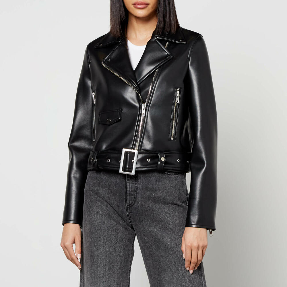 Stand Studio Faux Leather Esmeralda Biker Jacket Cover