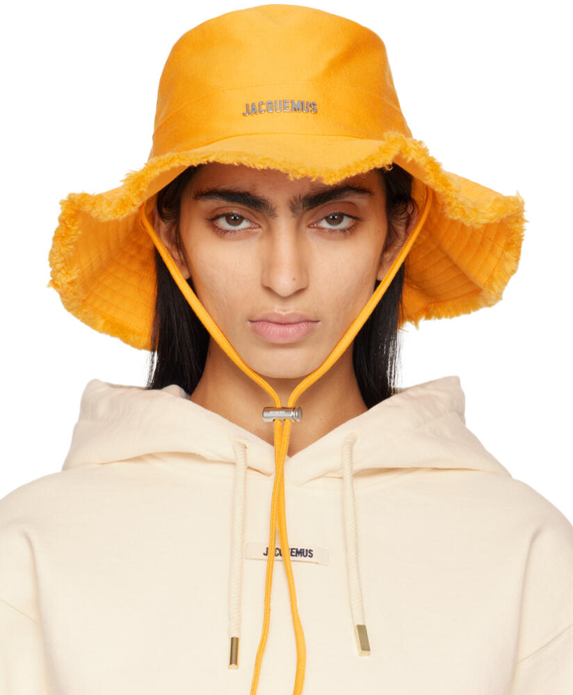 JACQUEMUS Orange Les Classiques 'Le bob Artichaut' Hat Cover