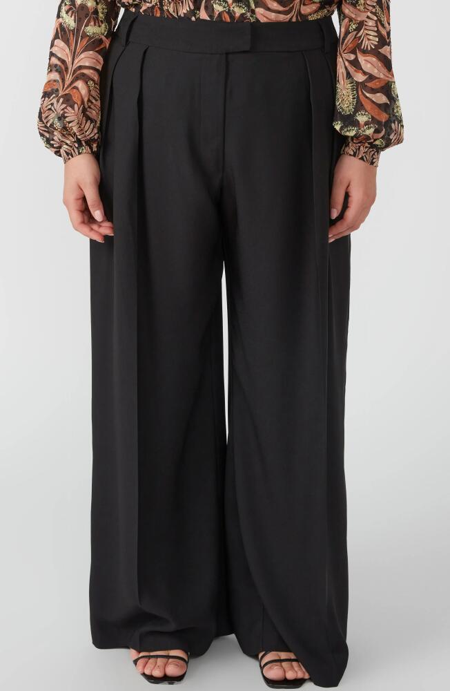 Estelle Orion High Waist Wide Leg Pants in Black Cover