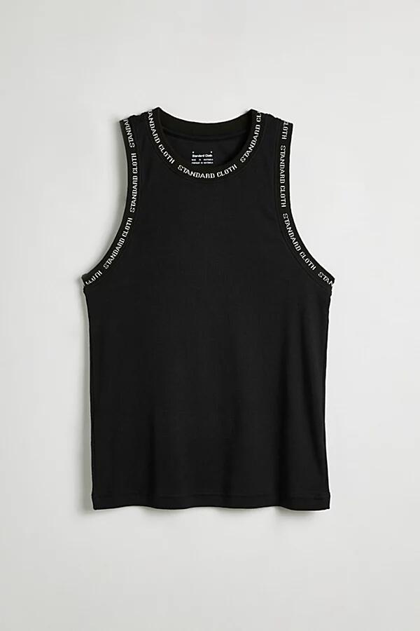 Standard Cloth Logo Rib Tank Top in Black Cover