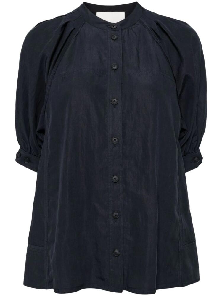 3.1 Phillip Lim bishop-sleeve shirt - NA410 NAVY Cover