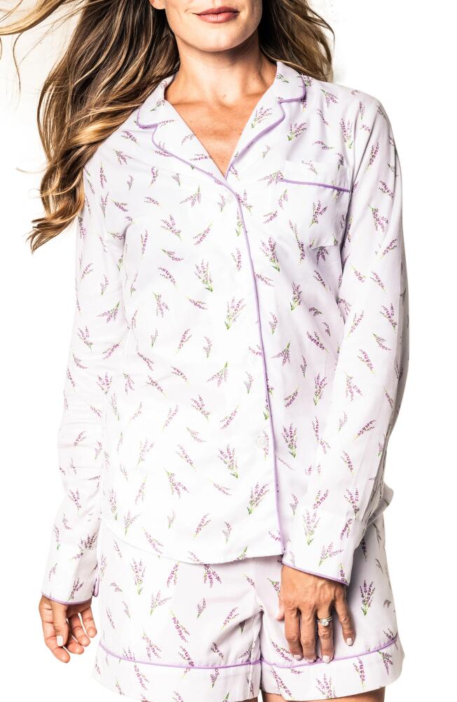 Petite Plume Fields of Provence Short Pajamas in White Cover