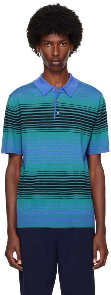 PS by Paul Smith Blue Striped Polo Cover