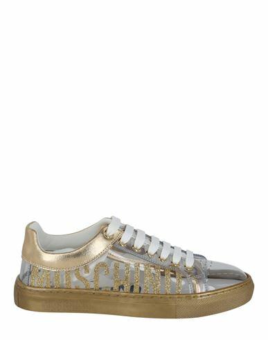 Moschino Transparent Logo Sneakers Woman Sneakers Transparent Thermoplastic polyurethane, Polyurethane Cover