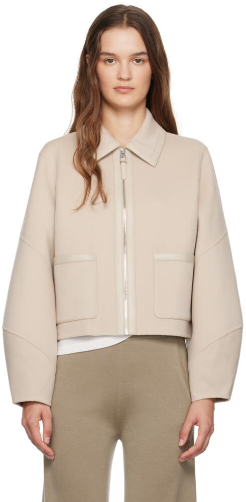 MACKAGE Beige Solana Jacket Cover