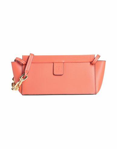 Trussardi Woman Cross-body bag Coral Bovine leather Cover