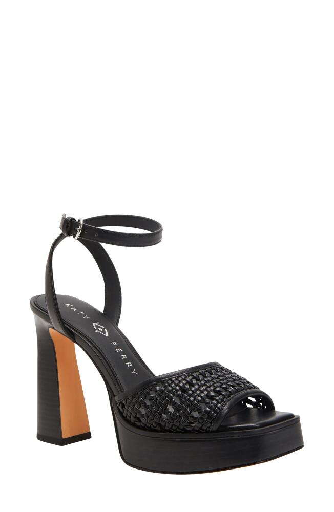 Katy Perry The Steady Ankle Strap Platform Sandal in Black Cover