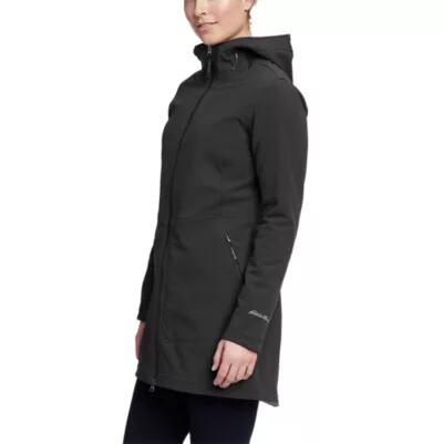 Eddie Bauer Women's Windfoil Thermal Trench Coat Cover