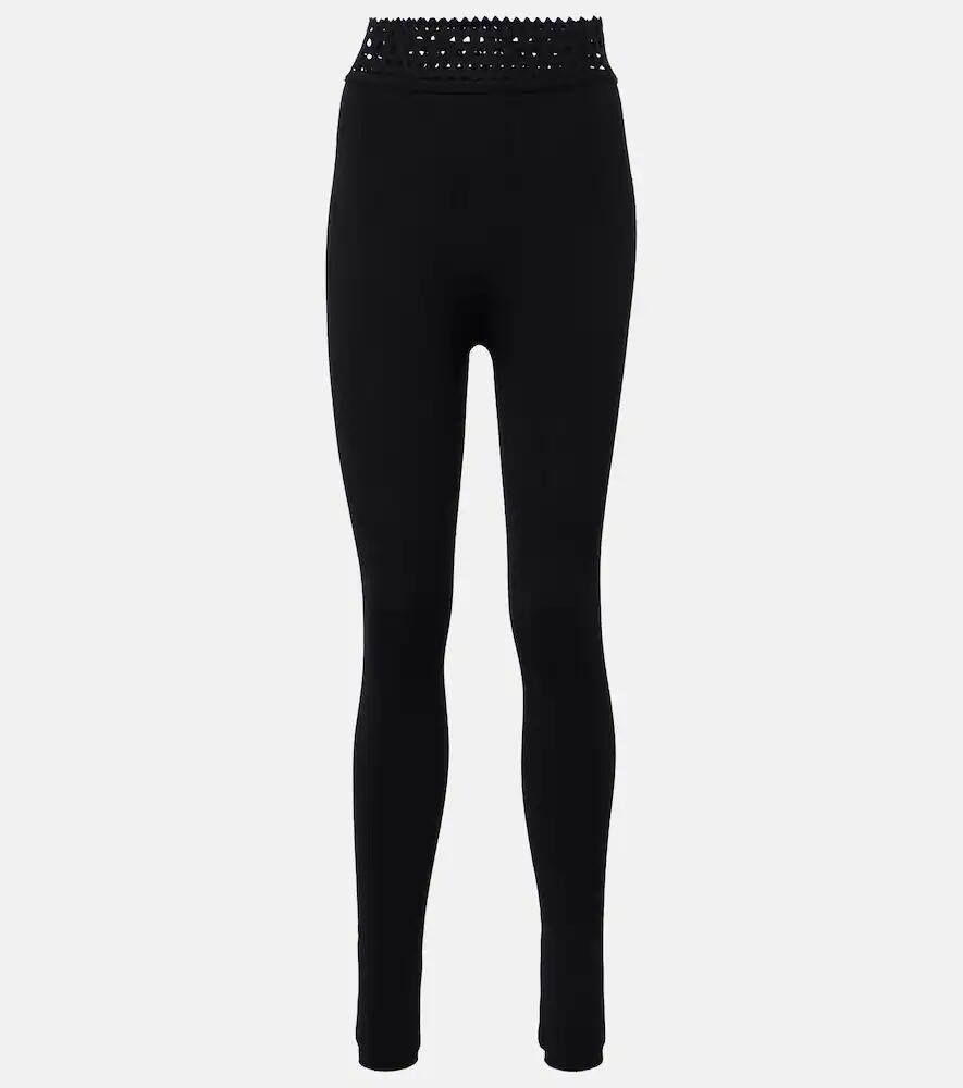 Alaïa Vienne high-rise leggings Cover