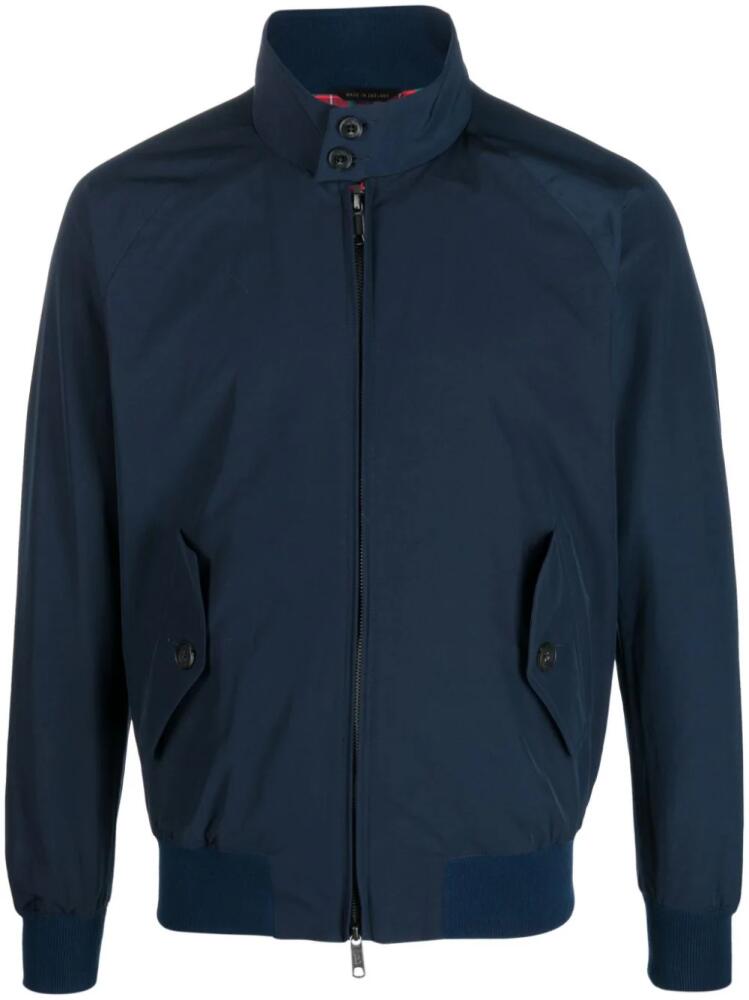 Baracuta zip-up long-sleeve bomber jacket - Blue Cover