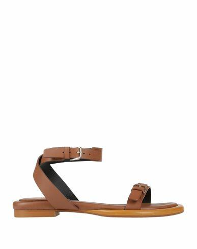 Patrizia Pepe Woman Sandals Tan Leather Cover