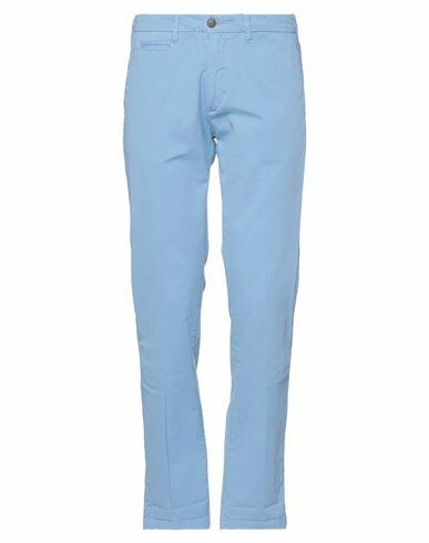 40weft Man Pants Sky blue Cotton, Elastane Cover