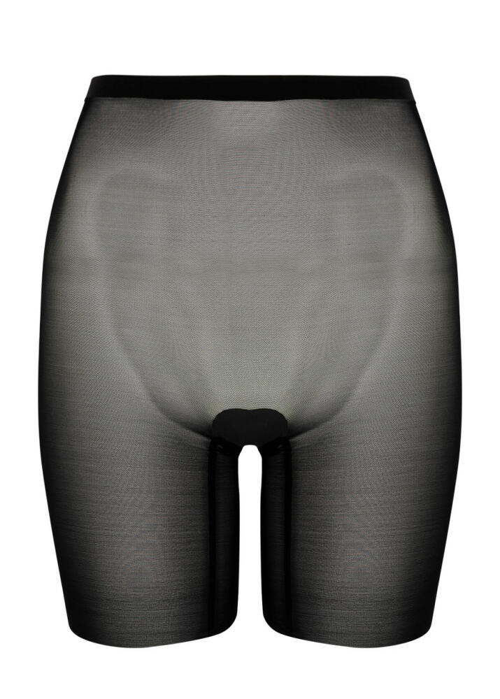 Wolford Control Sheer Tulle Shorts - Black Cover