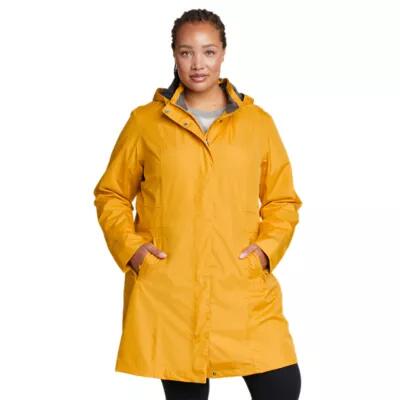 Eddie Bauer Women's Girl on the Go Trench Coat Cover