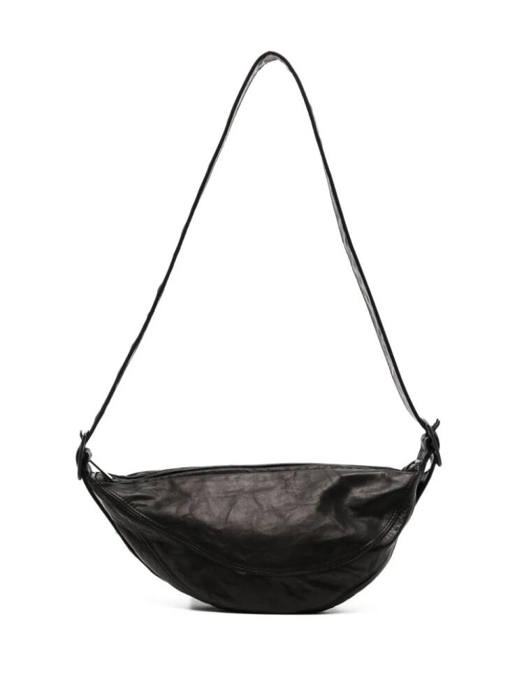 Yohji Yamamoto leather sling bag - Black Cover