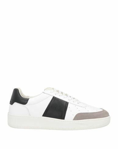 Sandro Man Sneakers White Soft Leather Cover