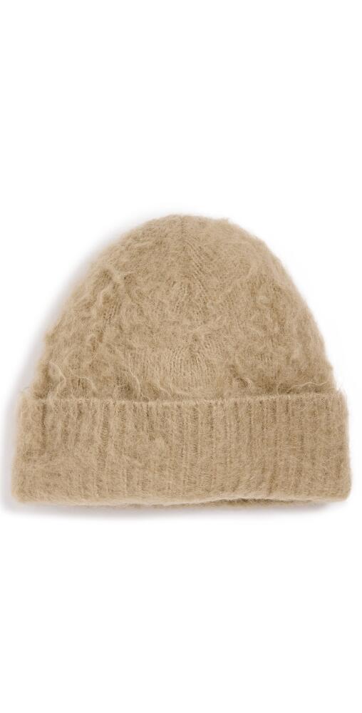 Acne Studios Fuzzy Beanie Dark Beige Cover