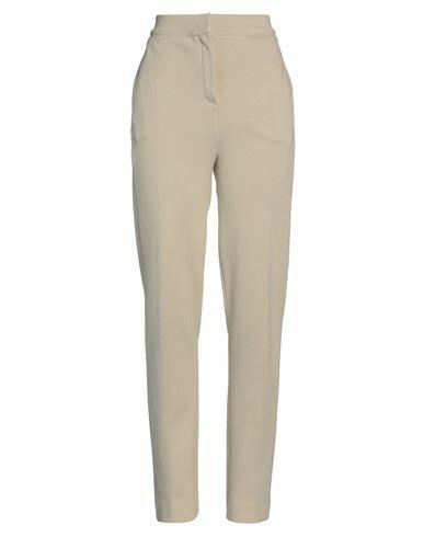 Lamberto Losani Woman Pants Beige Cotton, Polyester, Silk Cover