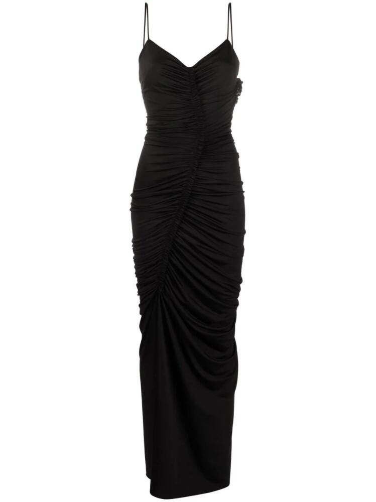 Victoria Beckham ruched maxi dress - Black Cover