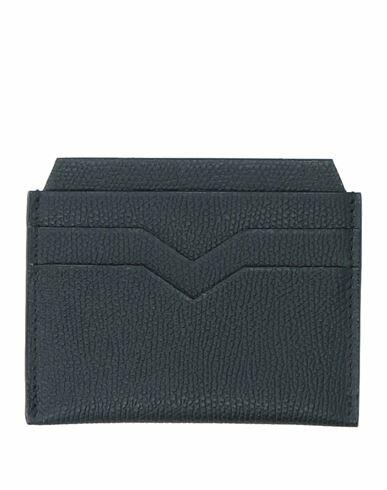 Valextra Woman Document holder Black Bull skin Cover