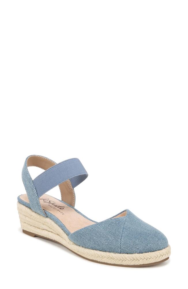 LifeStride Kimmie Ankle Strap Espadrille in Blue Cover