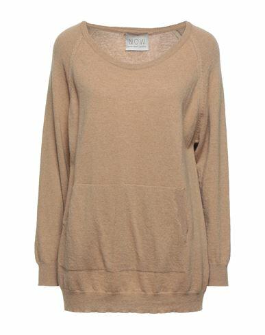 N. o.w. Andrea Rosati Cashmere Woman Sweater Camel Cashmere, Viscose, Wool, Polyamide Cover