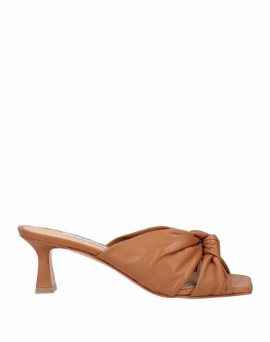 Francesco Sacco Woman Sandals Camel Leather Cover