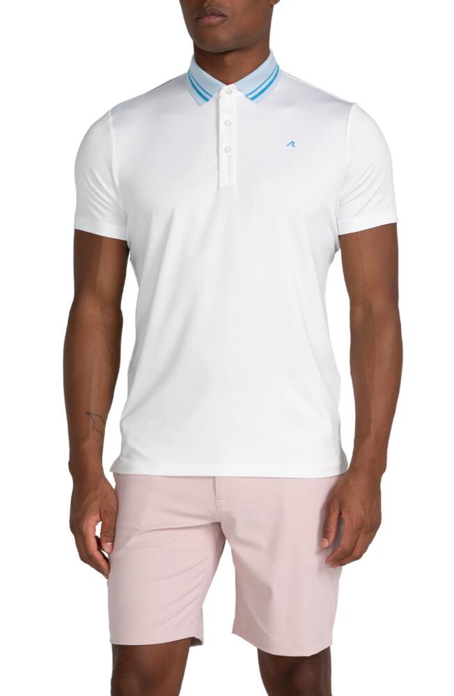 Redvanly Cadman Performance Golf Polo in Bright White Cover