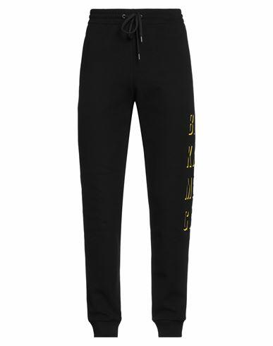 Bikkembergs Man Pants Black Cotton, Elastane Cover