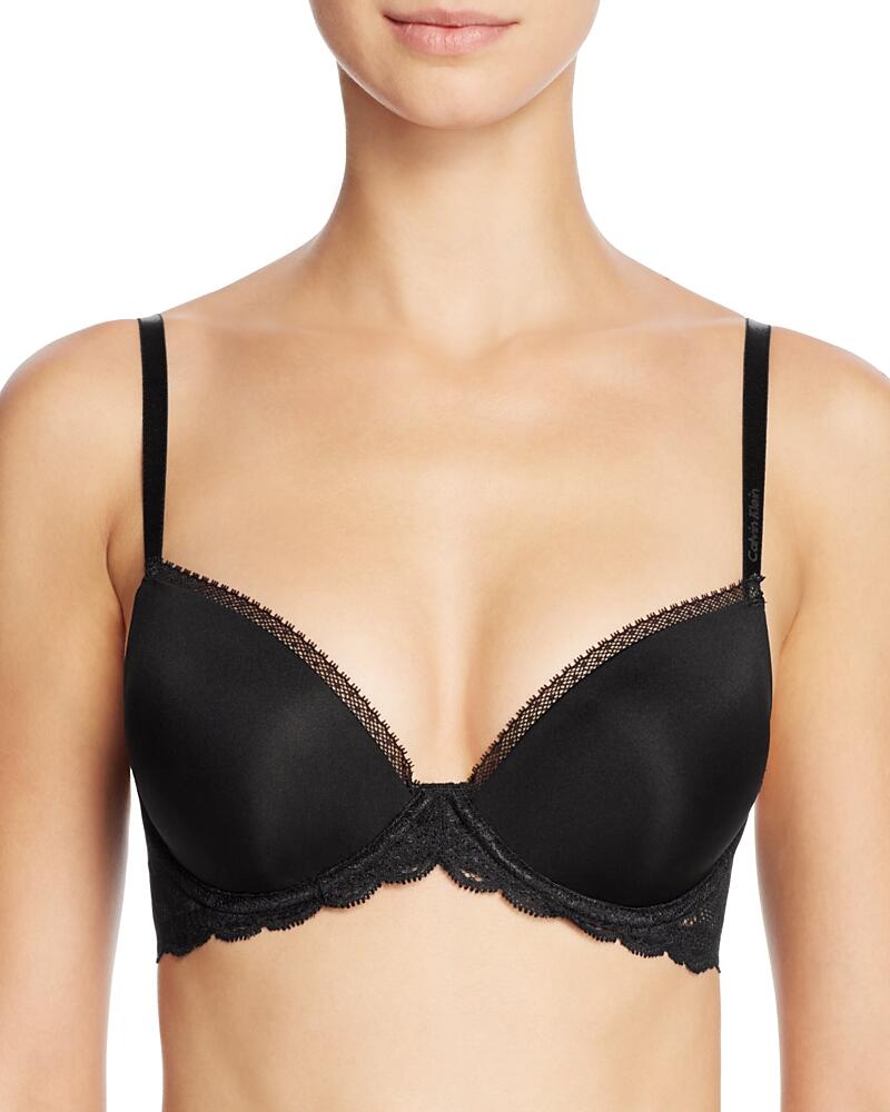 Calvin Klein Seductive Comfort Lace Demi Lift Convertible Bra Cover