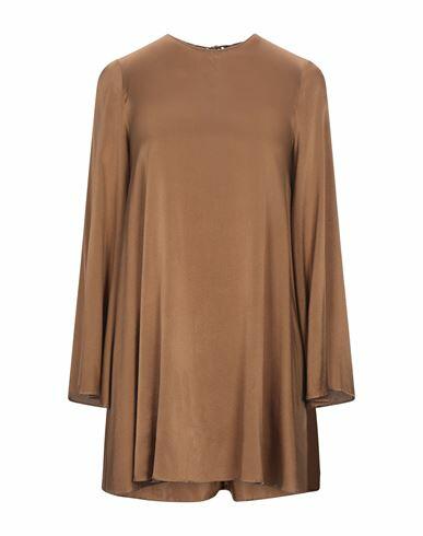 Jucca Woman Top Brown Silk, Elastane Cover