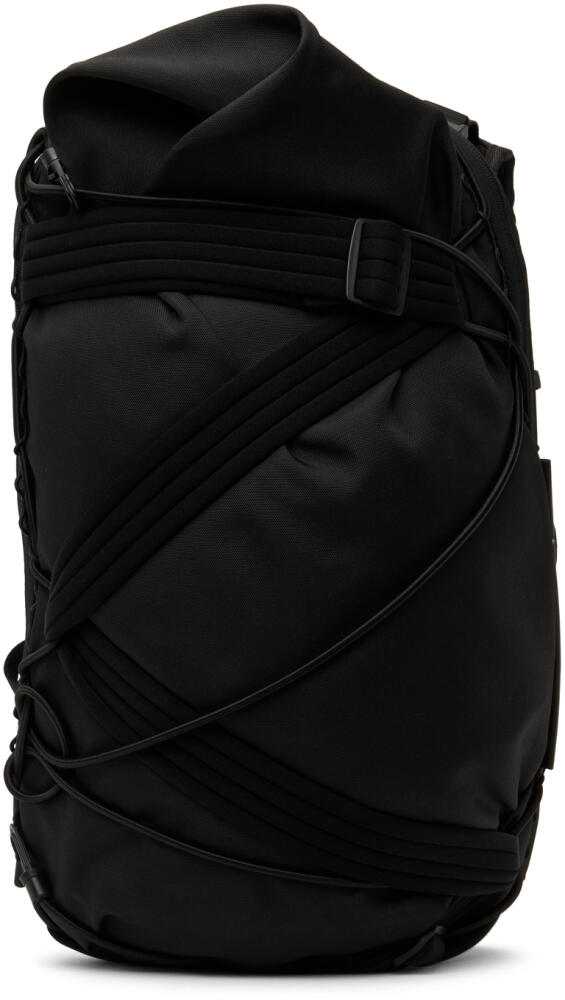 Côte&Ciel Black Ladon Braided Backpack Cover