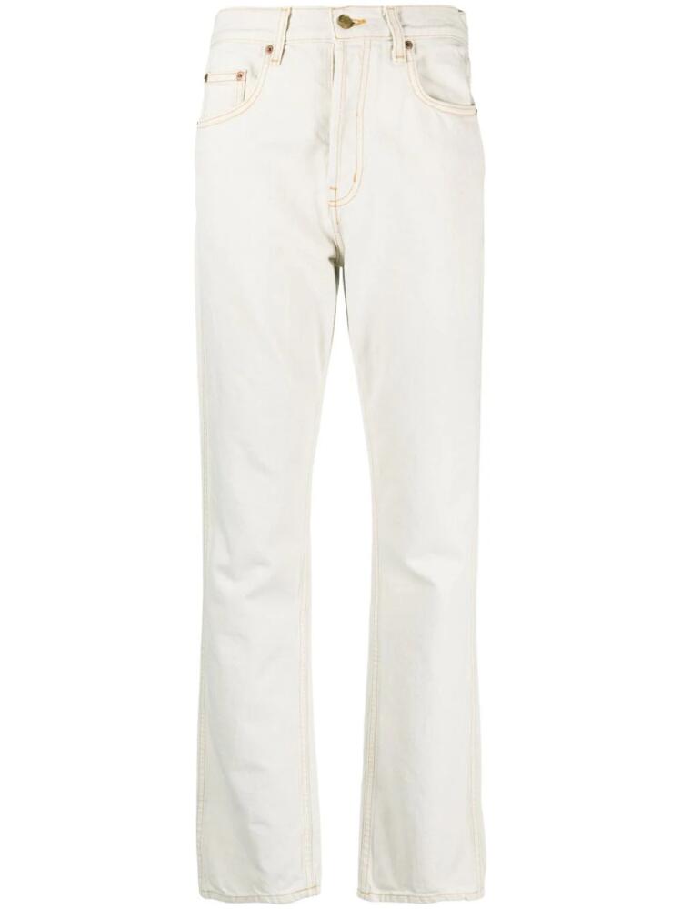 B SIDES Marcel straight-leg jeans - Neutrals Cover