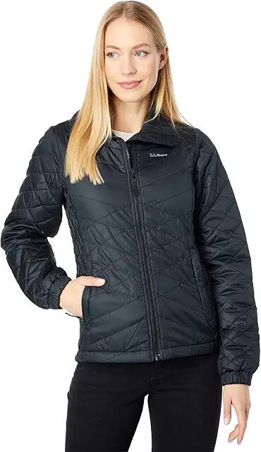 L.L.Bean Fleece-Lined Primaloft Jacket (Black) Women's Clothing Cover