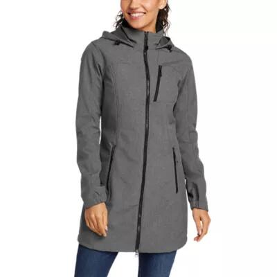 Eddie Bauer Women's Rocky Pass Trench Coat Cover