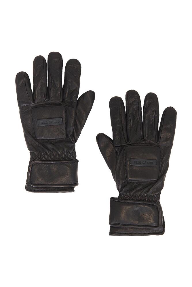 Fear of God Driver Gloves in Black Cover