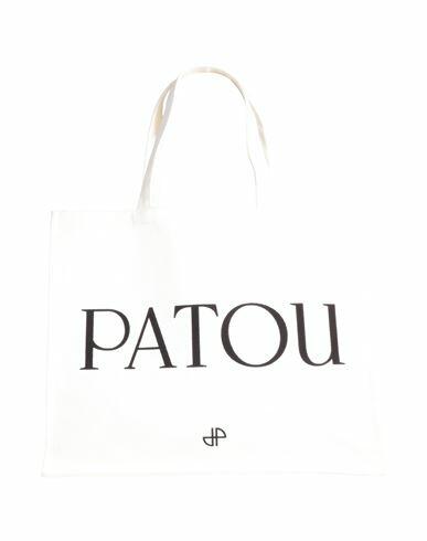 Patou Woman Handbag White Cotton, Polyester Cover