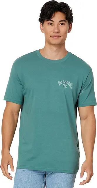 Billabong Arch Fill Short Sleeve Graphic Tee (Marine Green) Men's Clothing Cover