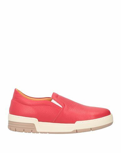 Lemaré Woman Sneakers Red Soft Leather Cover