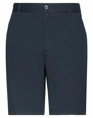 Farah Man Shorts & Bermuda Shorts Midnight blue Cotton, Elastane Cover