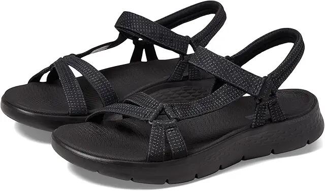 SKECHERS Performance Go Walk Flex Sandal - Sublime (Black/Black) Women's Shoes Cover