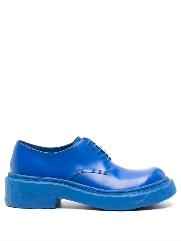 CamperLab Vamonos tonal leather derby shoes - Blue Cover