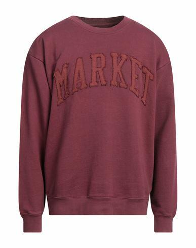 Market Market Vintage Wash Crewneck Man Sweatshirt Deep purple Cotton Cover