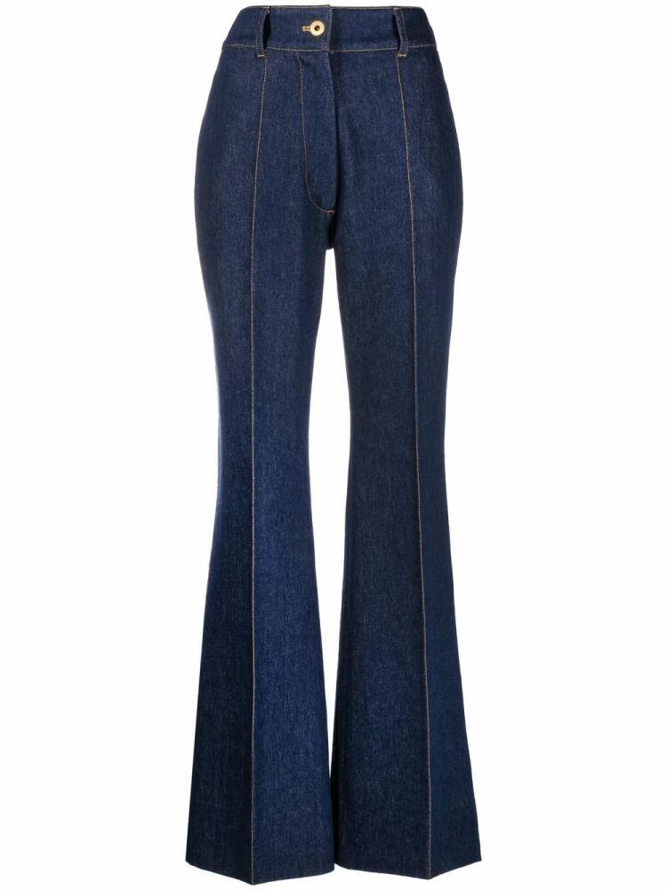 Patou tailored flared trousers - Blue Cover