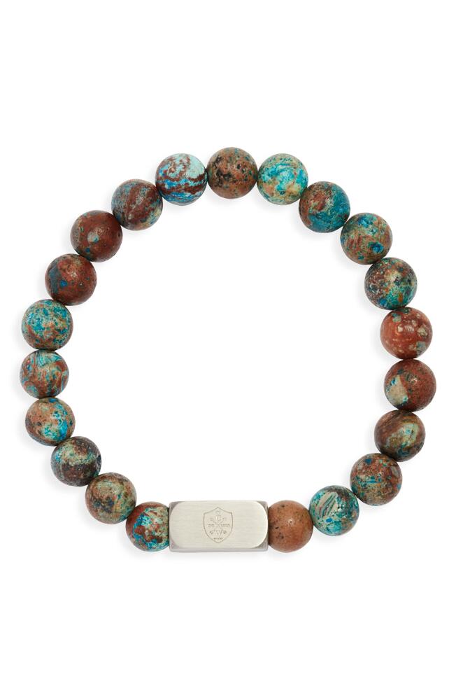 CLIFTON WILSON Men's Green Stone Bead Bracelet Cover